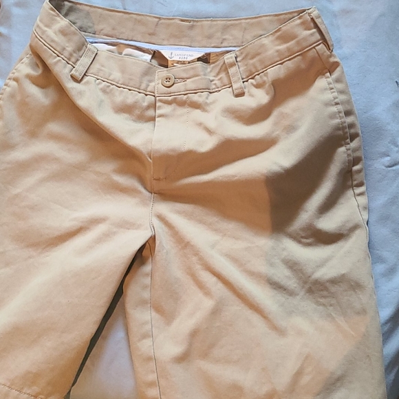lands end khaki shorts